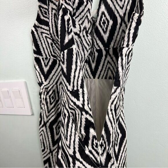 7 For All Mankind Black and White Geometric Print Size S - Picture 7 of 10